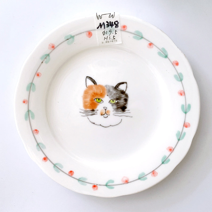 Miyake x Meow Thing Hand-painted Dinner Plates