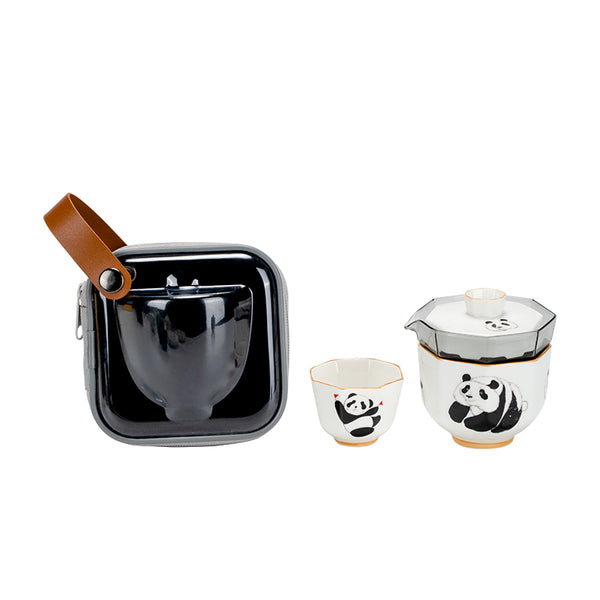 Load image into Gallery viewer, Panda x Raca Tea Pot Travel set
