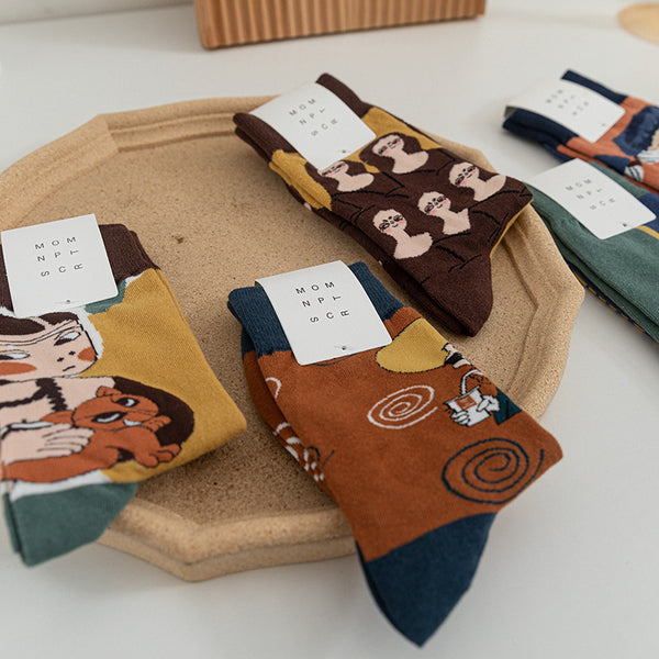 Load image into Gallery viewer, Akito Design - My Fav Artist - 2 pack socks
