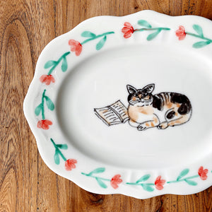 Miyake x Meow Thing Hand-painted Dinner Plates