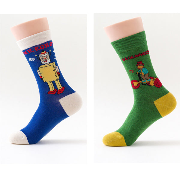 Load image into Gallery viewer, Illusion - Funky Socks 2pk set
