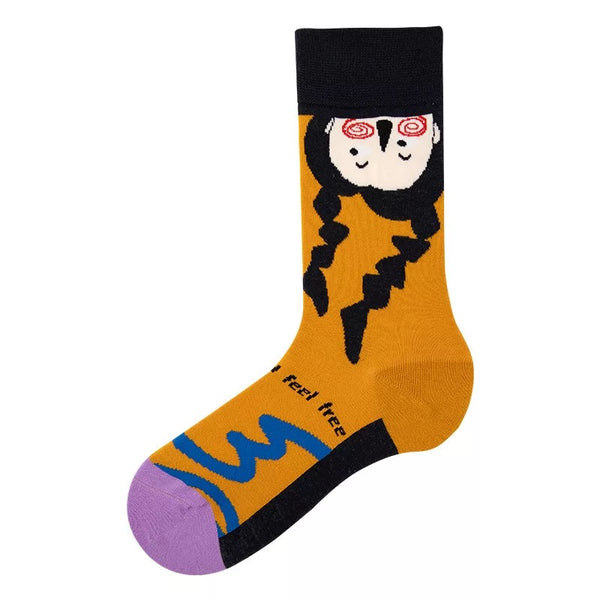 Load image into Gallery viewer, Illusion - Colored Face Socks
