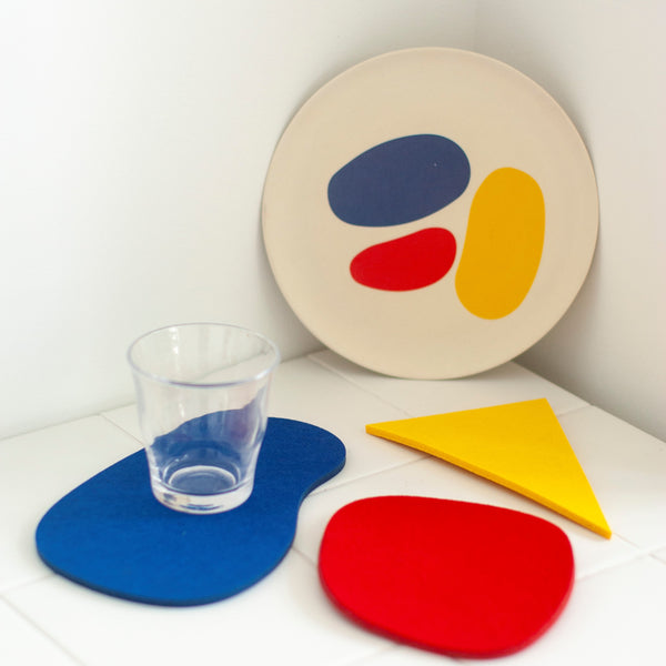 Load image into Gallery viewer, Mss studio - Geometry Coasters 4pc Set
