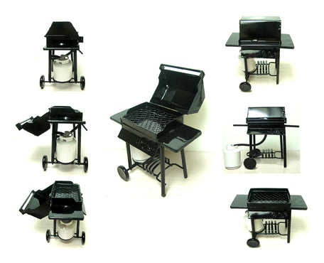 Minimum World 1:12 Outdoor gas BBQ grill set