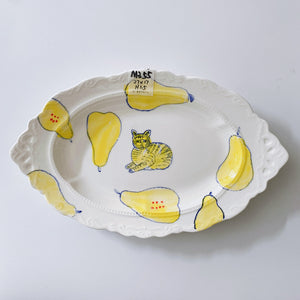 Miyake x Meow Thing Hand-painted Dinner Plates