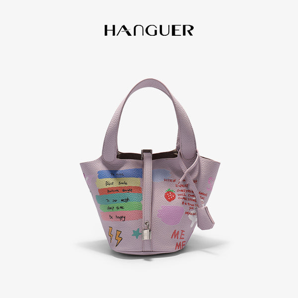 Load image into Gallery viewer, HANGUER I am a Purple tote
