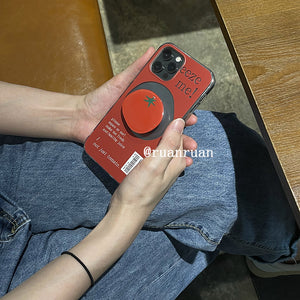 RuanRaun Tomato Phone Case+Free Grip Holder