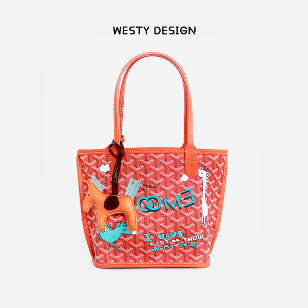 Load image into Gallery viewer, HANGUER Westy x Emo Tote Bag
