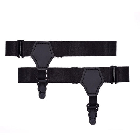 Illusion - Sock Clips (Garters Belt Grips Suspender with Metal Clips)