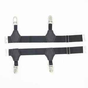 Illusion - Sock Clips (Garters Belt Grips Suspender with Metal Clips)