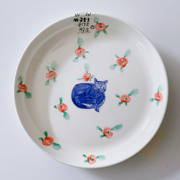 Load image into Gallery viewer, Miyake x Meow Thing Hand-painted Dinner Plates
