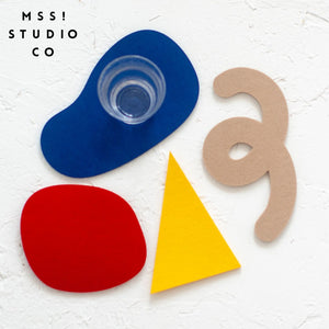 Mss studio - Geometry Coasters 4pc Set