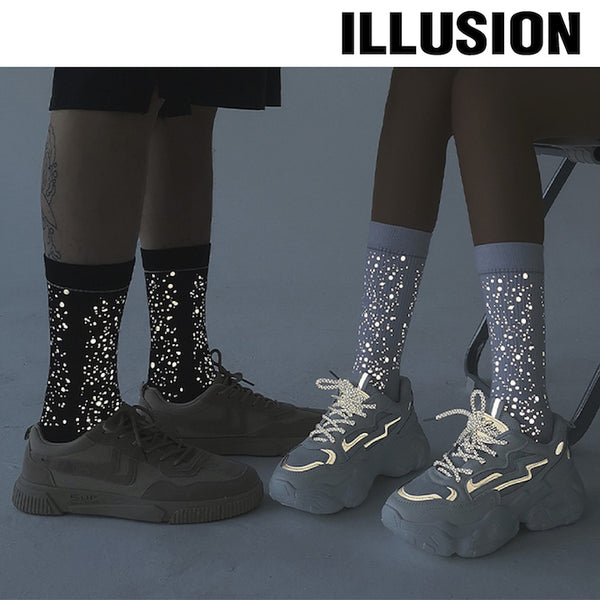 Load image into Gallery viewer, Illusion - Galaxy Luminescence Socks
