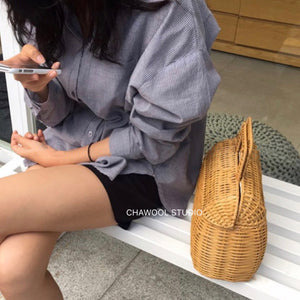 CHAWOOL Handmade Carryme basket