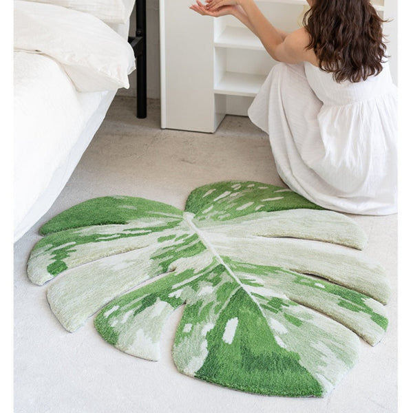 Load image into Gallery viewer, Miyake - Swiss cheese plant Rug
