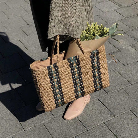 CHACHA  Handmade Straw Tote Bag