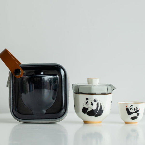 Load image into Gallery viewer, Panda x Raca Tea Pot Travel set
