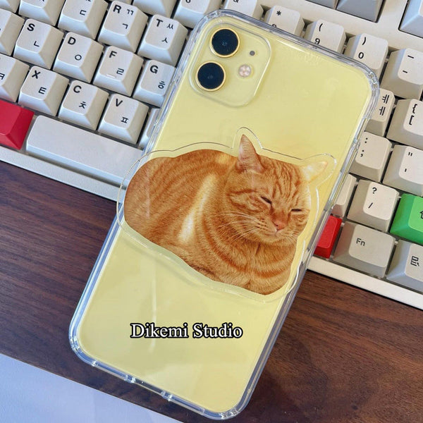 Load image into Gallery viewer, Ginger Meow Phone Case+Free Grip Holder
