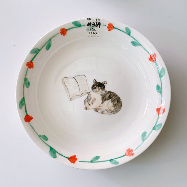 Load image into Gallery viewer, Miyake x Meow Thing Hand-painted Dinner Plates
