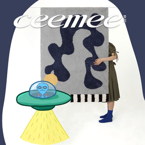 CeeMee Designer Rug - Abstract Series